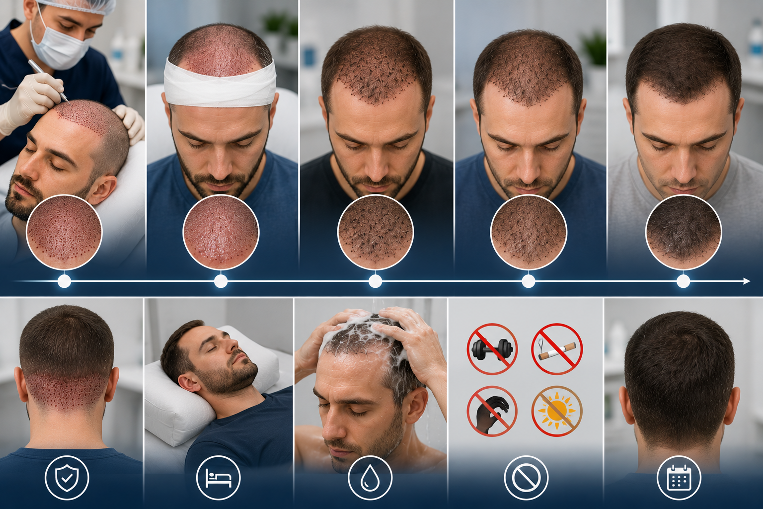 The First 10 Days After a Hair Transplant: Complete Recovery Guide